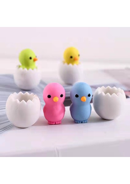 4 Adet Kawaii Yumurta Kabuğu Civciv Silgi Kauçuk Silgi Ilköğretim Öğrenci Ödülleri Çocuklar Için Promosyon Hediye Kırtasiye Silgi (Yurt Dışından) indirimleri