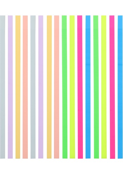 Renkli Şeritler Sekmeler Yapışkan Okuma Sayfası Işaretleyicileri Vurgulayıcı Kitap Vurgulama Bandı Notlar Işaretleyici Şeffaf Malzemeler Notu Floresan (Yurt Dışından)