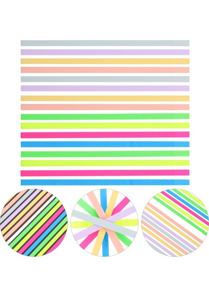 Renkli Şeritler Sekmeler Yapışkan Okuma Sayfası Işaretleyicileri Vurgulayıcı Kitap Vurgulama Bandı Notlar Işaretleyici Şeffaf Malzemeler Notu Floresan (Yurt Dışından) fiyatları