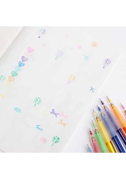 Pembe 8 Adet/grup Kawaii Pilot Renk Eno Mekanik Kurşun Kalem 0.7mm Grafit Kalem Suluboya Ressamlığı Kalem Kurşun Mum Boya Japon (Yurt Dışından) modelleri