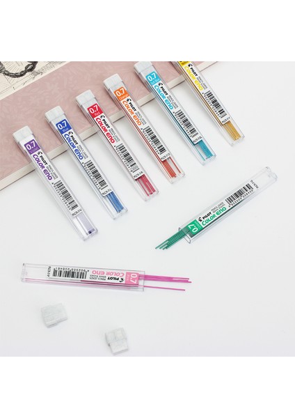 Pembe 8 Adet/grup Kawaii Pilot Renk Eno Mekanik Kurşun Kalem 0.7mm Grafit Kalem Suluboya Ressamlığı Kalem Kurşun Mum Boya Japon (Yurt Dışından) fırsatları