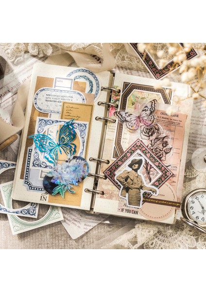 E Yoofun 30 Sayfa Barok Pencere Dekoratif Malzeme Kağıt Kolaj Kenarlıklar Arka Plan Kağıdı Scrapbooking Günlüğü Çerçeve Etiket Planlayıcısı (Yurt Dışından) indirimleri