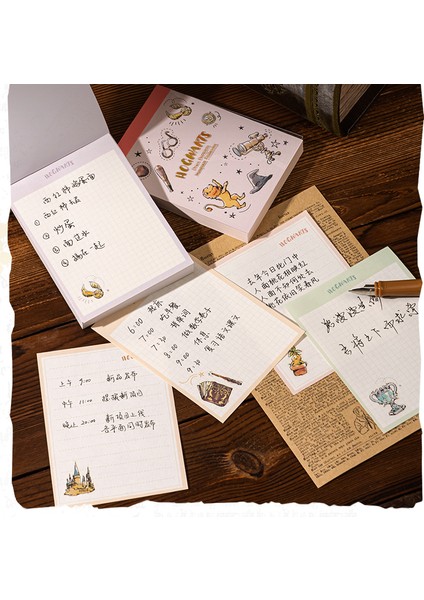 Orange Deli 21755 Harry Potter Not Defteri Pad Notları Yapışkan Not Kawaii Bloknot Ofis Okul Kırtasiye (Yurt Dışından)