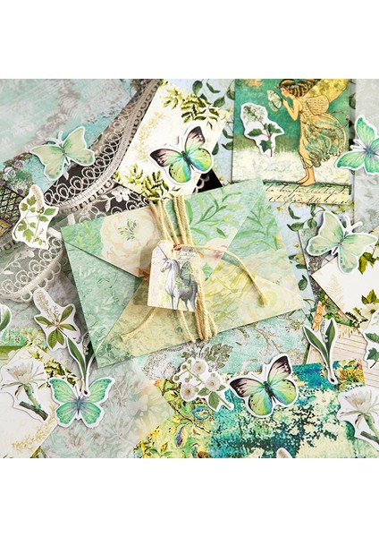 C Yoofun 40 Adet/paket Çiçek Scrapbooking Arka Plan Malzeme Kağıtları Karışık Malzemeler Dergisi El Sanatları Yapımı Kırtasiye (Yurt Dışından) modelleri