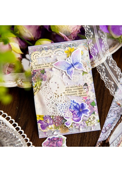 C Yoofun 40 Adet/paket Çiçek Scrapbooking Arka Plan Malzeme Kağıtları Karışık Malzemeler Dergisi El Sanatları Yapımı Kırtasiye (Yurt Dışından) fırsatları