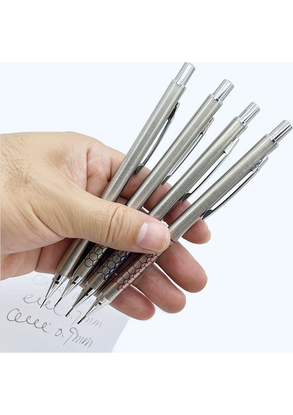 0.7mm Pencil-1pc Yüksek Kaliteli Metal Mekanik Kurşun Kalem 0.3/0.5/0.7/0.9mm Çizim Otomatik Kurşun Kalem Seti Ofis Okul Yazma Kırtasiye (Yurt Dışından) indirimleri
