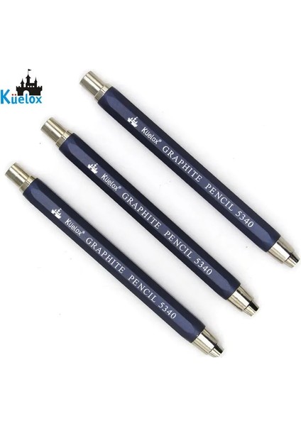 1 Kalem ve 2b Kurşun Kuelox Mekanik Kurşun Kalem 5.6 mm Kurşun Basın Otomatik Kalemler Çizim Kroki Kalem Eskiz Okul Ofis Kırtasiye 2b 4b 6b 8b (Yurt Dışından)
