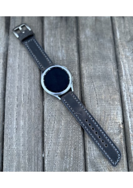 20MM Huawei Gt Gt2 Gt3 Pro Uyumlu Hakiki Deri Astarlı Akıllı Saat Kordonu 20MM