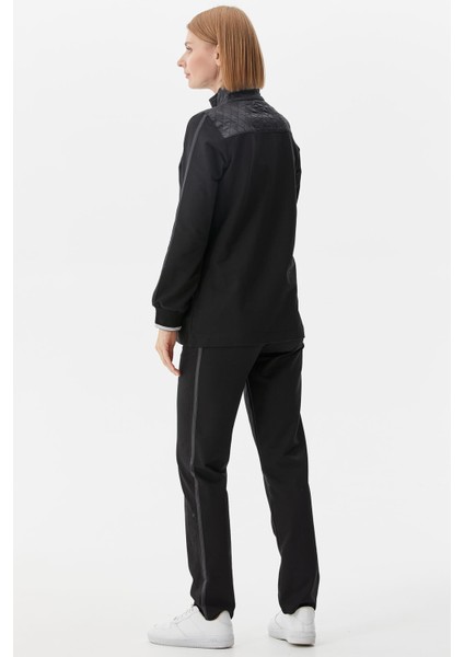 Kapitone Kombinli Dik Yaka Eşofman Takım - Siyah indirimleri