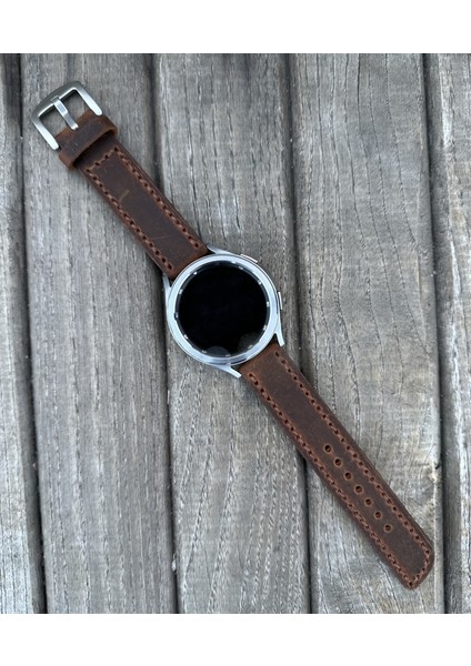 22MM Huawei Gt Gt2 Gt3 Pro Uyumlu Hakiki Deri Astarlı Akıllı Saat Kordonu