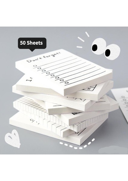 Plan 50 Sayfa 50 Sayfa Defter Sevimli Planı Öğrenci Kırtasiye Ofis Okul Malzemeleri Yırtılabilir Defter Yapışkan Değil Planlayıcı Not Defteri Dıy Dergisi (Yurt Dışından)