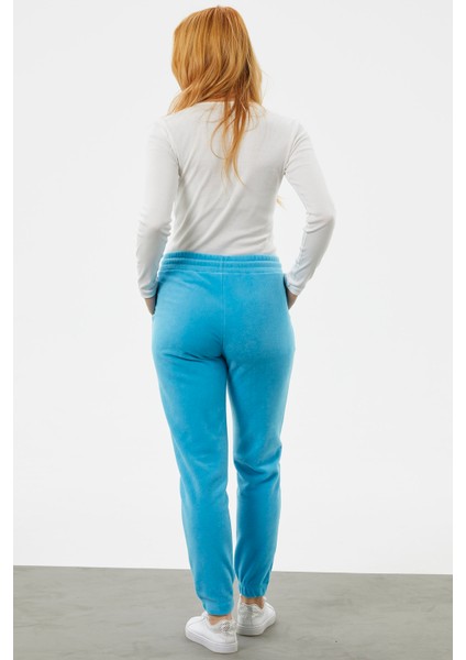 Beli Lastikli Jogger Eşofman Altı - Turkuaz indirimleri