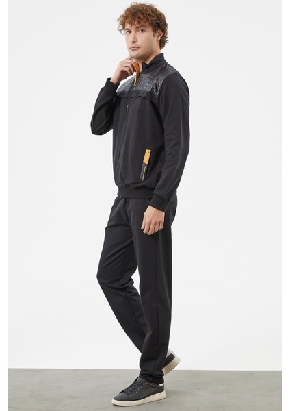 Kapitone Kombinli Fermuarlı Eşofman Takım - Siyah modelleri