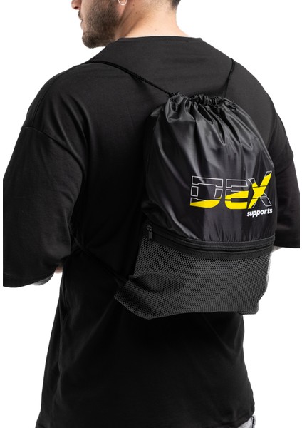 Dex Supports Spor Bileklik Wraps+Diz Bandajı Knee Wraps+ Sackpack 3'lü Set