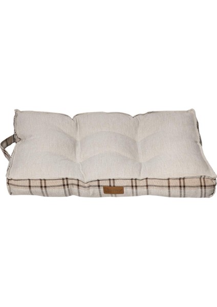 Premium British Cushion Kedi Köpek Yatağı Bej Xlarge 103 x 83 x 13 cm