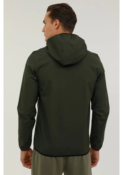 Kapüşonlu Slim Fit Haki Erkek Mont 2W1GT163PR fiyatları