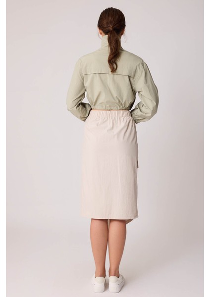 Kargo Cep Paraşüt Kumaş Beli Lastikli Etek indirimleri