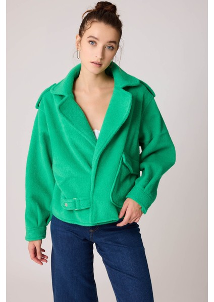 Tek Cep Çıtçıt Kapamalı Ceket