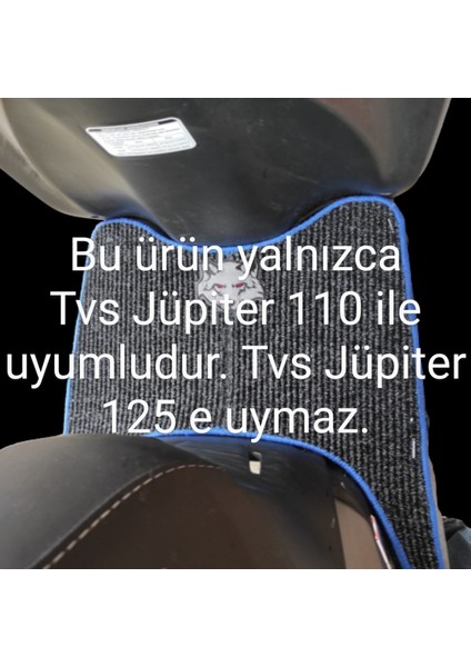 Motosiklet Aksesuar Koruyucu Modifiye Paspas Tvs Jüpiter 110 Uyumlu Kenar Overlok Iplik Renk Seçenekli indirimleri