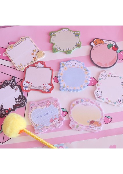 Sarı 30 Sheets/paket Sevimli Yumurta Köpek Kedi Kurbağa Bloknot Çıkartmalar Çıkartması Yapışkan Notlar Scrapbooking Diy Kawaii Not Defteri Günlüğü (Yurt Dışından)