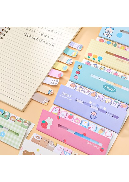 229 Kdd Sevimli Karikatür Hayvan Bloknot Kendinden Yapışkanlı Notlar Diy Defter Kağıdı Planlayıcısı Kore Kırtasiye Not Defteri Notları (Yurt Dışından)