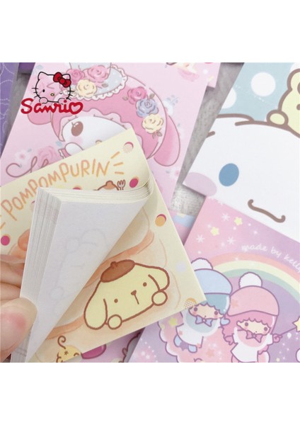 Rastgele Bir Sanrio Kendinden Yapışkanlı Not Çantası Yapışkan Notlar Not Kağıdı Şerit Işareti Renkli Kalem Kazığını Yazdırma Kendinden Yapışkanlı Kare Etiket (Yurt Dışından)