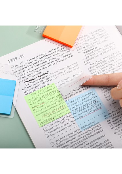 333 Kdd 50 Sayfa Şeffaf Yapışkan Not Su Geçirmez Yapışkan Şeffaf Not Pedleri Öğrenciler Için Okul Ofis Kırtasiye Malzemeleri (Yurt Dışından)