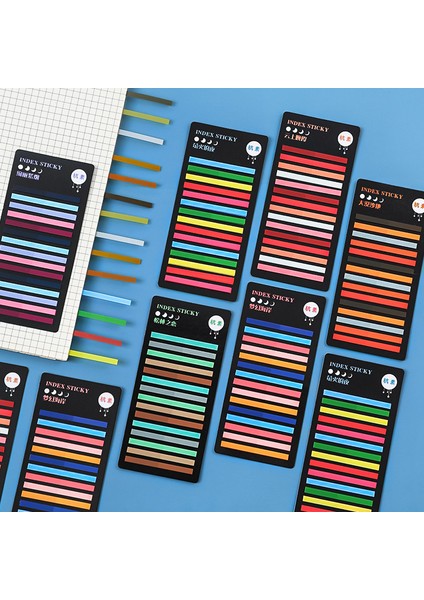 F Journamm 300 Yaprak Pet Süper Ince Endeksi Bloknot Saydam Dıy Işaretleme Etiket Ofis Okul Malzemeleri Floresan Not Yapışkan (Yurt Dışından) modelleri