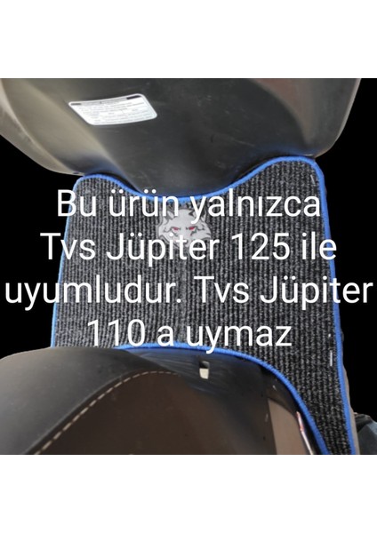 Motosiklet Aksesuar Koruyucu Modifiye Paspas Tvs Jüpiter 125 Uyumlu Kenar Overlok Iplik Renk Seçenekli fırsatları