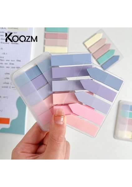 A8 300/160 Sayfa Ince Endeks Çıkartmalar Pet Renkli Şeffaf Yapışkan Notlar Pastel Etiket Not Yapışkan Notlar Etiket Kitabı Nokta Işaretleyici (Yurt Dışından)