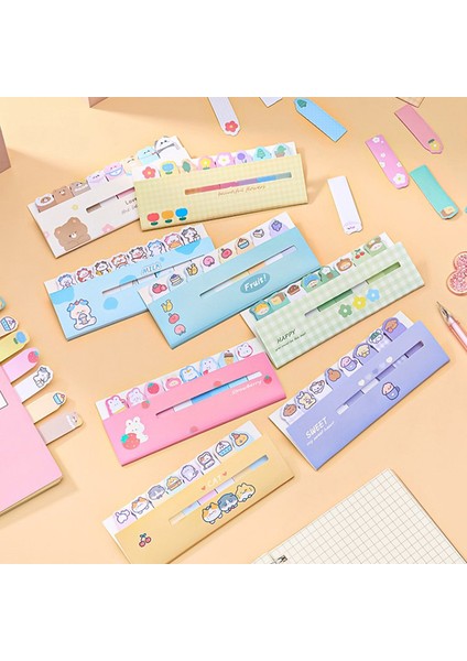A8 12.5*5 cm Sevimli Karikatür Yapışkan Notlar Bloknot Günlüğü Sabit Gevreği Karalama Defteri Dizini Imleri Dekoratif Kawaii Yapışkan (Yurt Dışından) modelleri