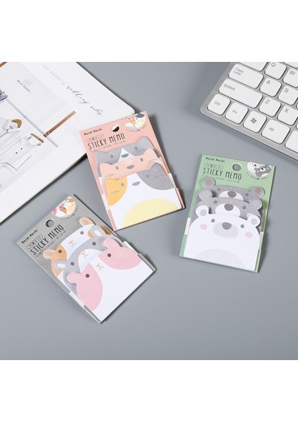 6 Paket Mıx B-Shamo 6 Paket Hayvan Yapışkan Notlar Karikatür Kendinden Yapışkanlı Notlar Sevimli Şekil Kendinden Yapışkanlı Bloknot Yazma Not Defteri Ev Hediyeleri 270 Sayfa (Yurt Dışından)