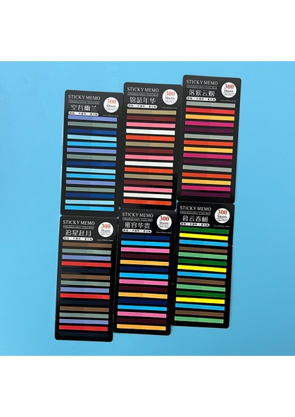 B Journamm 300 Yaprak Pet Süper Ince Endeksi Bloknot Dıy Floresan Işaretleme Etiket Ofis Okul Malzemeleri Saydam Not Yapışkan (Yurt Dışından) indirimleri