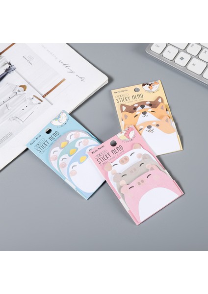 6 Paket Mıx B-Shamo 6 Paket Hayvan Yapışkan Notlar Karikatür Kendinden Yapışkanlı Notlar Sevimli Şekil Kendinden Yapışkanlı Bloknot Yazma Not Defteri Ev Hediyeleri 270 Sayfa (Yurt Dışından)