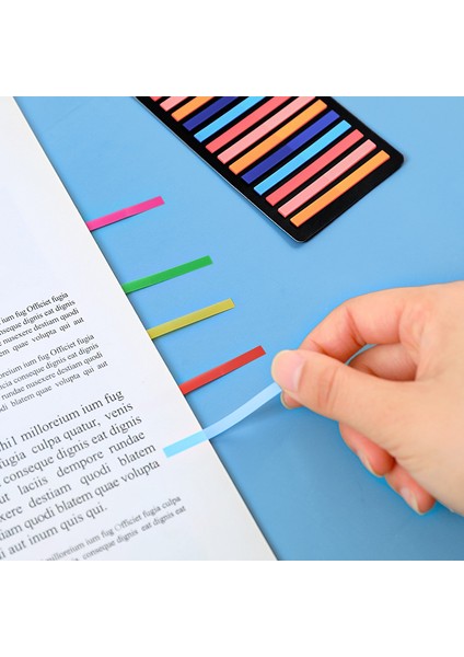 B 300 Yaprak Pet Süper Ince Endeksi Bloknot Saydam Dıy Işaretleme Etiket Ofis Okul Malzemeleri Floresan Not Yapışkan (Yurt Dışından) indirimleri