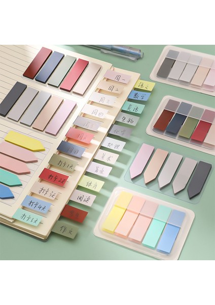 05 100 Yaprak/paket Morandi Bloknot Çıkartmalar Çıkartması Yapışkan Notlar Imi Scrapbooking Dıy Kawaii Not Defteri Günlüğü Kırtasiye Malzemeleri (Yurt Dışından)