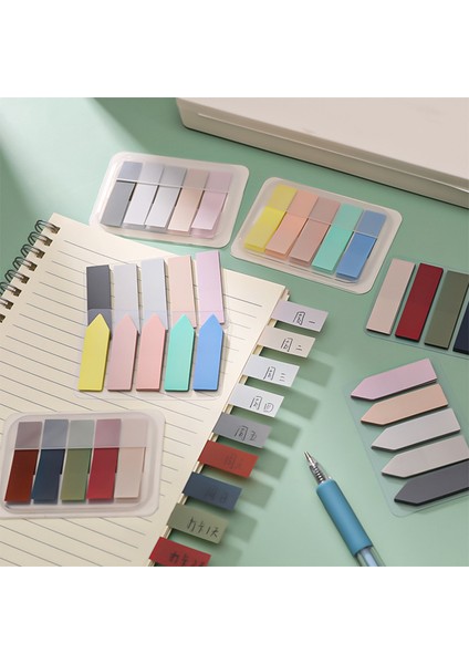 05 100 Yaprak/paket Morandi Bloknot Çıkartmalar Çıkartması Yapışkan Notlar Imi Scrapbooking Dıy Kawaii Not Defteri Günlüğü Kırtasiye Malzemeleri (Yurt Dışından)