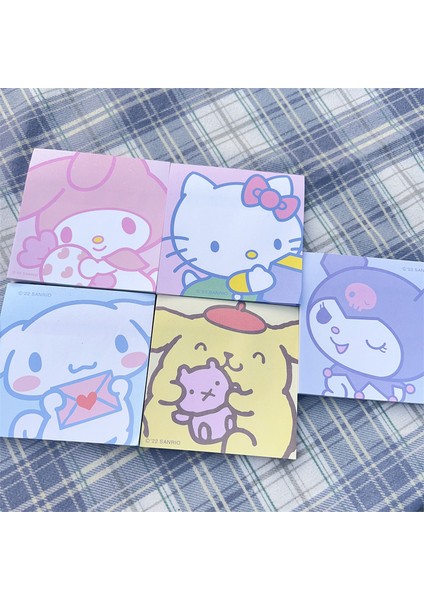 2 Adet-Cinnamoroll Anime Sanrios Kt Kuromi Karikatür Not Notları Kawaii Hug Ins Macun Kalınlaşmış Öğrenci Mesaj Macunu Yapışkan Çıkartmalar (Yurt Dışından) modelleri