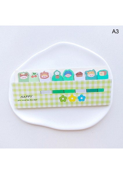 A3 12.5*5 cm Sevimli Karikatür Yapışkan Notlar Bloknot Günlüğü Sabit Gevreği Karalama Defteri Dizini Imleri Dekoratif Kawaii Yapışkan (Yurt Dışından)