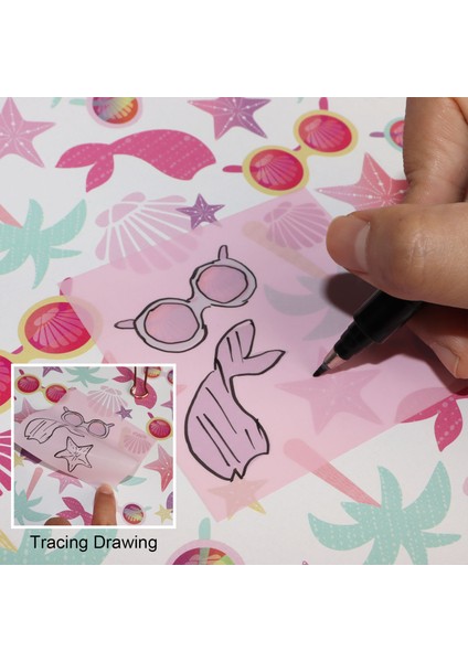 Leopar Desenli 5'li Şeffaf Pet Sevimli Pembe Yapışkan Not, Su Geçirmez, Tekrar Takılabilir, Basit ve Pratik Not Ajanda Yapışkanlı Not, 3 In*3 In. (Yurt Dışından)