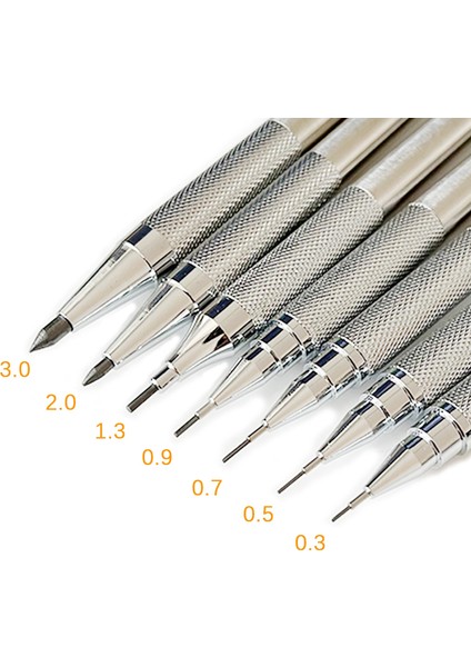 6 Adet 0.9mm Kurşun 0.5 0.7 0.9 1.3 2.0mm Metal Mekanik Kurşun Kalem Öğrencileri Sanat Çizim Tasarım Hb Siyah Kurşun Seti Bakır ve Paslanmaz Çelik Malzemeler (Yurt Dışından)