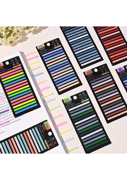 A5 300 Sayfa 4*50MM Gökkuşağı Renk Endeksi Bloknot It Yapışkan Notlar Kağıt Etiket Not Defteri Imi Okul Malzemeleri Kırtasiye (Yurt Dışından) modelleri