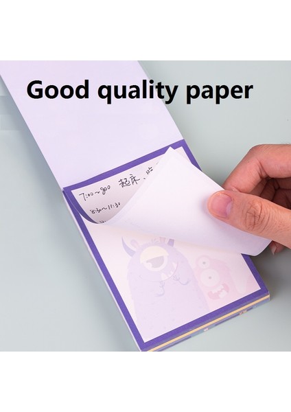 21718 1 Adet 100 Yaprak Bloknot Karikatür Canavar Su Geçirmez Kapak 4 Desenler Iç Okul Notu Ev Mesaj Çocuklar Öğrenciler Ofis Açıklama 21718 (Yurt Dışından)