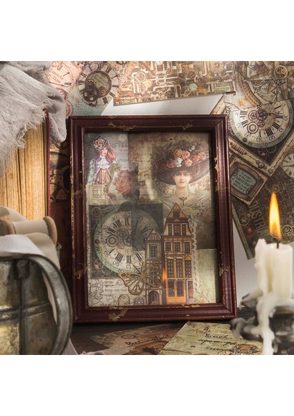 E Journamm 20 Adet/paket Vintage Malzemeler Dekor Kağıt Dıy Scrapbooking Sanat Kolaj Önemsiz Dergisi Arka Plan Dekoratif Turnusol Kağıdı (Yurt Dışından) fırsatları