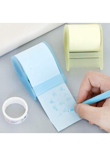 Plastik Tabanlı A1 Roll-Off Yapışkan Notlar Renkli Kendinden Yapışkanlı Not Kağıdı Okul Öğrenci Not Etiketi Okul Malzemeleri Ofis Mesaj Çıkartmaları Hediyeler (Yurt Dışından)