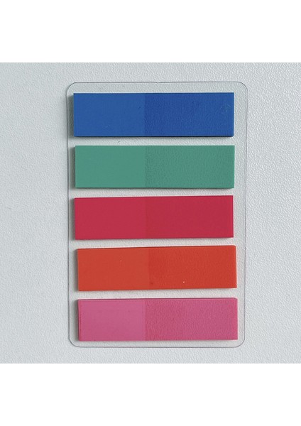 A9 300/160 Sayfa Ince Endeks Çıkartmalar Pet Renkli Şeffaf Yapışkan Notlar Pastel Etiket Not Yapışkan Notlar Etiket Kitabı Nokta Işaretleyici (Yurt Dışından)