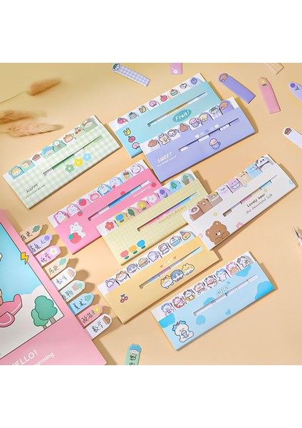 02 120 Yaprak/paket Sevimli Hayvanlar Bloknot Çıkartmalar Çıkartması Yapışkan Notlar Imi Scrapbooking Dıy Kawaii Not Defteri Günlüğü Kırtasiye Desteği (Yurt Dışından)