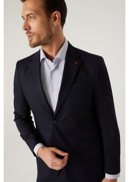 Slim Fit Lacivert Düz Takim Elbise 1HE05ER01577M fiyatları