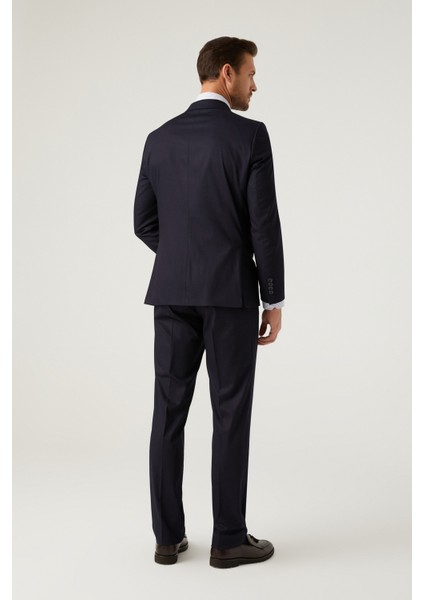 Slim Fit Lacivert Düz Takim Elbise 1HE05ER01577M modelleri