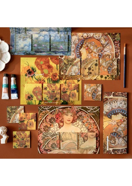 07 60 Adet/takım Sanatçı Van Gogh Notları Yapışkan Notlar Ofis Kawaii Notlar Günlüğü Dıy Yaratıcı Notlar Deco Kırtasiye Scrapbooking Kartları (Yurt Dışından) fırsatları